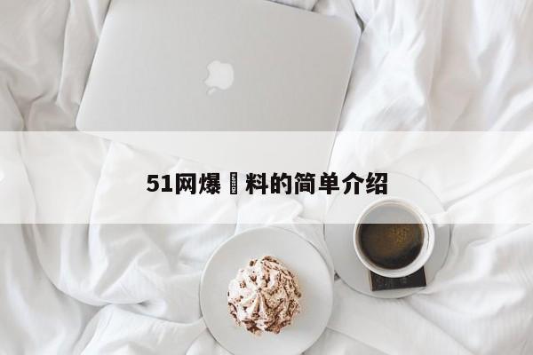 51网爆黒料的简单介绍